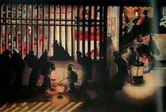 Katsushika Ôi, Nighttime Scene in Yoshiwara, Ōta Memorial Museum of Art, middle of the XIX Century