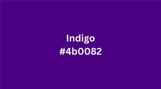 Indigo color