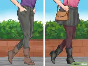 Step 4 Wear long pants and skirts.