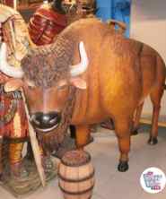 Wild west american bison decoration