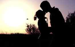Couple, Shadow, Sunset, Kissing, Hugging, Romance . Cool HD wallpaper