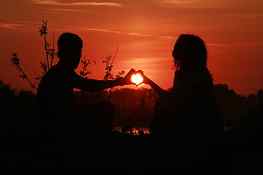 1 of Love Couples at Sunset, Couple Sunset, shadow boy sunset HD wallpaper