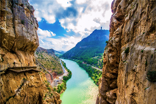 el chorro gorge from the king