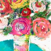 Summer Bouquet- Art by Linda Woods by Linda Woods