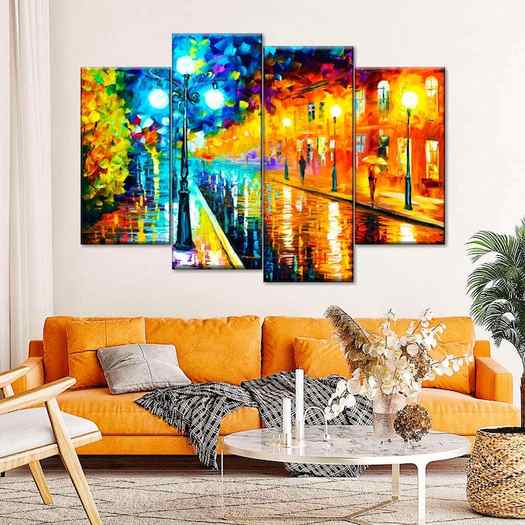 abstract painting ideas for living room
