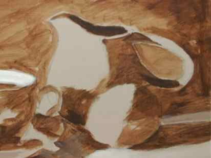 oil painting terms - underpainting