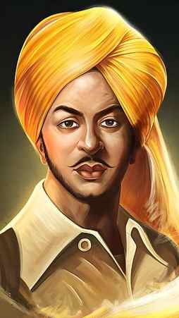 Bhagat Singh, Art Work, dom fighter, HD phone wallpaper