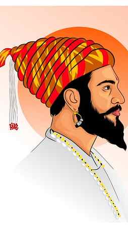 Shivaji Maharaj , Illustration Work, art work, maharaj, raje, leader, HD phone wallpaper