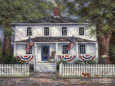 Wall Art - Painting - American Roots by Chuck Pinson