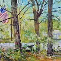 Memorial Day Flag by P Anthony Visco