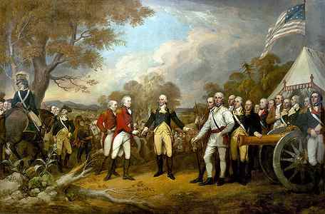 Wall Art - Painting - The Surrender of General Burgoyne by War Is Hell Store