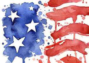 American Flag Paintings
