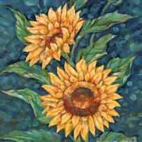 Impressions of Sunflowers III by Paul Brent