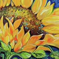 Sunflower September by Marcia Baldwin