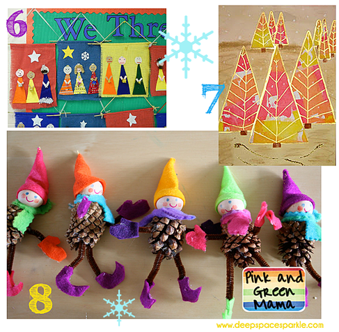 A collection of kids Christmas art and craft projects from my favorite bloggers.