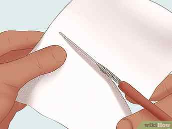 Step 2 Trim the tissue paper so that it