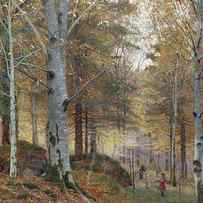 Autumn in the Woods by James Thomas Watts