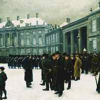 Changing Of The Guard At Amalienborg Palace, 1902-1903 by Paul Fischer