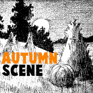 How to draw an Autumn Scene with easy step by step drawing tutorial