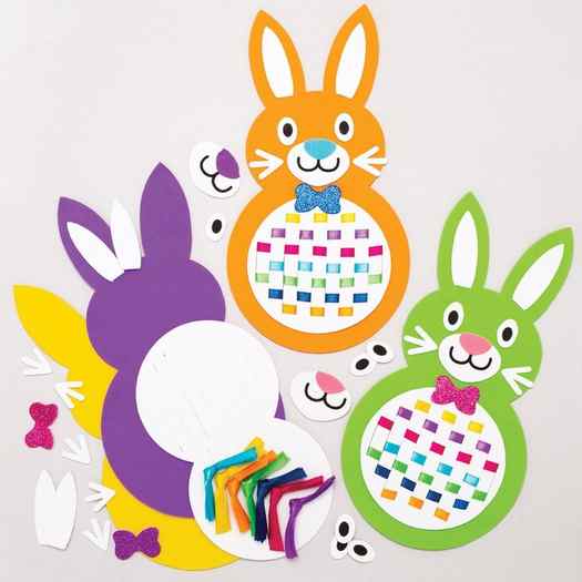 easter crafts for kids bunny weaving