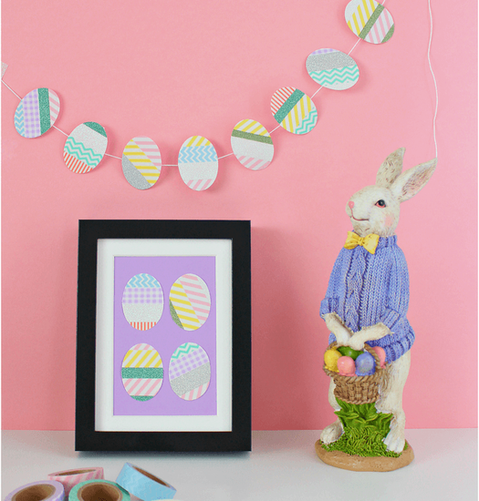How to make Washi Tape Easter Eggs