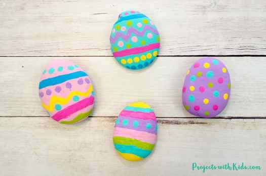 Easter Egg Painted Rocks