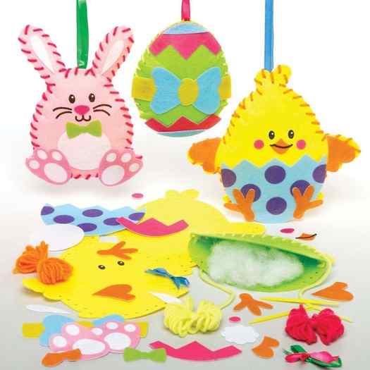 easter crafts for kids sewing kits