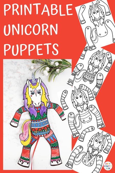 Unicorn Puppet Craft