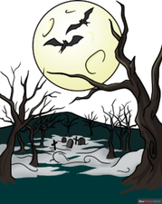 How to Draw a Spooky Forest Featured Image
