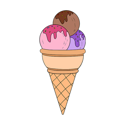 Complete Ice Cream drawing