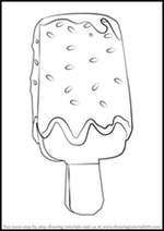 How to Draw Popsicle Chocolate Ice Cream