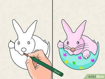 Step 5 Draw a rabbit