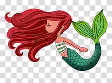 mermaid illustration, Mermaid Cartoon Drawing, Mermaid s transparent background PNG clipart thumbnail