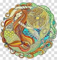 woman mermaid art, Mermaid Painting Drawing Artist, Mermaid transparent background PNG clipart thumbnail