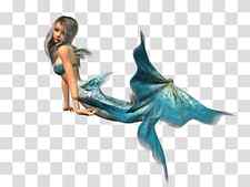 mermaid 3D model illustration, Mermaid , Mermaid transparent background PNG clipart thumbnail