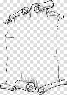 Drawing Line art , scroll transparent background PNG clipart thumbnail