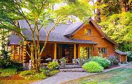 summer, house in the woods, wooden house, forest, nature, cottage summer HD wallpaper
