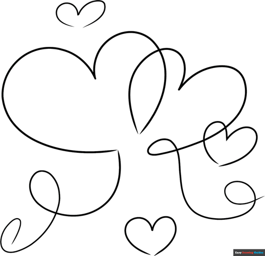 How to Draw a Heart Line Drawing Featured Image