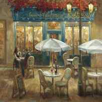 Paris Cafe I Crop by Danhui Nai