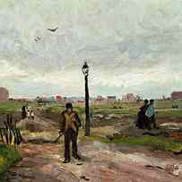 The Outskirts of Paris by Vincent van Gogh