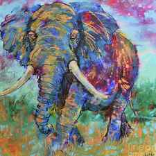 Majestic Elephant by Jyotika Shroff