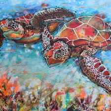 Hawksbill Sea Turtles by Jyotika Shroff