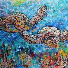 Sea Turtles by Jyotika Shroff