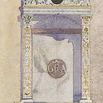 Study of a Jesuit altar, Certosa di Pavia, 1891 by Charles Rennie Mackintosh