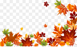 brown, orange, and green leaves border illustration, Autumn leaf color Autumn leaf color Euclidean, autumn leaves background, watercolor Leaves, leaf, maple Leaf png thumbnail
