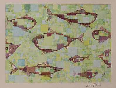 Wall Art - Drawing - Fish by Jamie Patterson