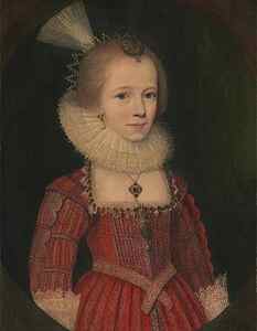 Wall Art - Drawing - A Young Girl ca by Paul van Somer Flemish