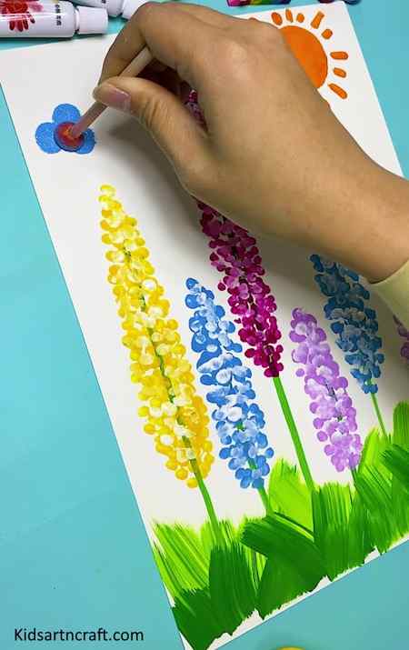 Colorful Trees Decoration Idea Using Acrylic Paint With Step by Step Tutorial