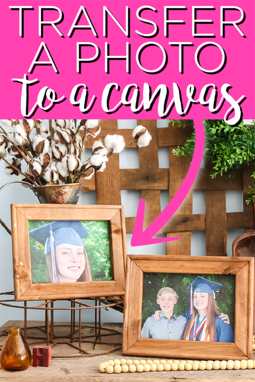 Learn how to transfer a photo to canvas with this easy tutorial! Using t-shirt transfer sheets you can iron on any image to a canvas right at home making inexpensive art! #canvas #picture #photo #art #decor #homedecor