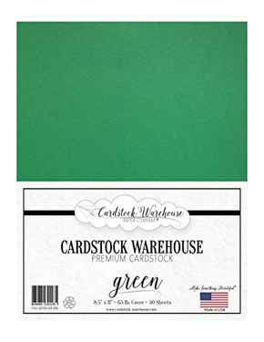 Green Cardstock Paper 